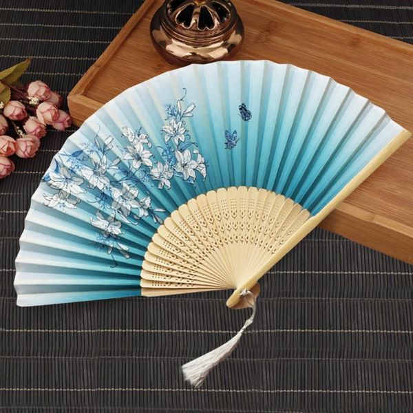 

handheld fans folding fans bamboo women's hollowed bamboo hand holding summer held fan home improvement 2021#30
