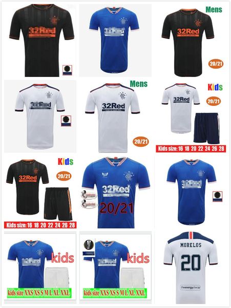 

2020 2021 soccer jerseys davis kent morelos home away football shirt tavernier uniforms, Black;yellow