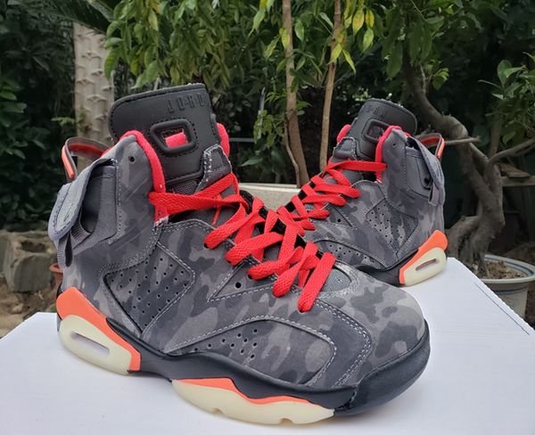 

6 camo travis scotts cactus jack 6s camo basketball shoes men sports sneakers with box