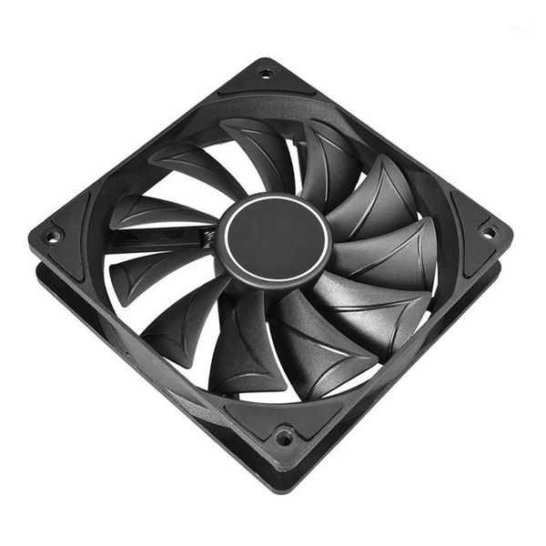 

fans & coolings 4 pin 120mm 1800rpm pwm pc case fan speed adjustable high airflow cpu radiator long life ultra quiet computer cooling x6ha1