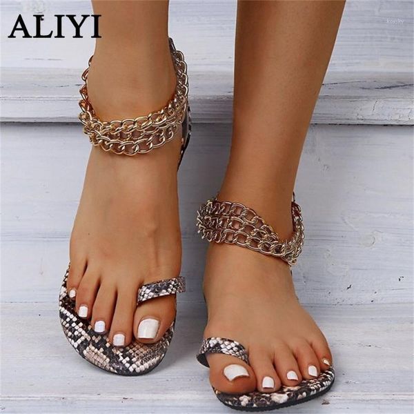 

women flat sandals 2021 spring summer new metal chain clip toe ladies casual shoes pvc transparent female beach sandals1, Black