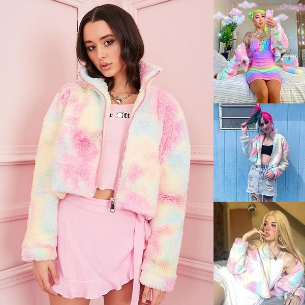 

outerwear clothing ladies fluffy teddy jacket oversized, Black