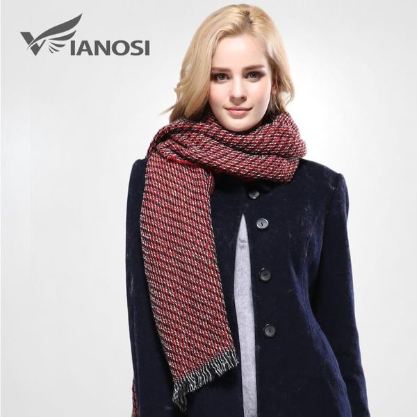 

scarves [vianosi] 350g thicken warm scarf woman fashion tassel winter and stoles dual purpose long women wrap shawl va086, Blue;gray