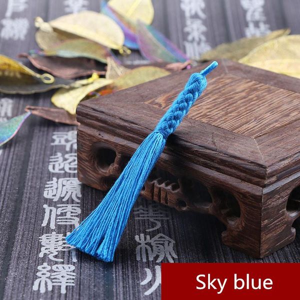 

5pcs mini hemp flower tassel jewelry curtain garments decorative accessories diy key cell phone bag fringe trim tassels pendant h wmtbyf