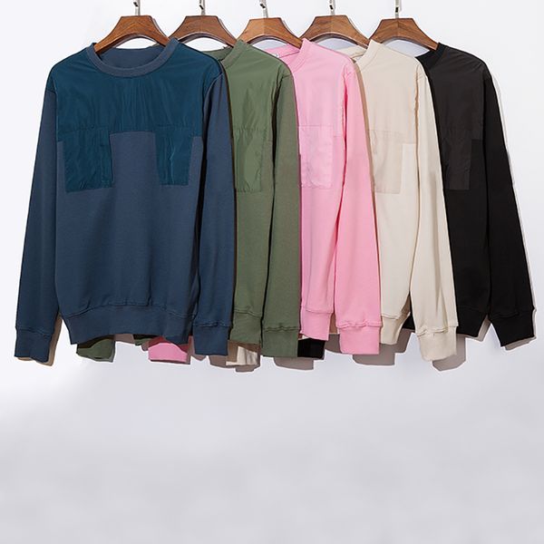 

mens solid color sweatshirt mens fashion stylist hoodies men women couples hip hop pullover long sleeves size m-2xl, Black