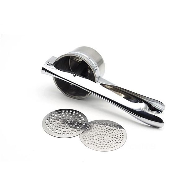 

new design 1 pc masher stainless steel potato ricer large sturdy puree vegetable fruit juicer press maker