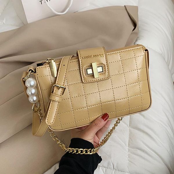 

gold chain pearl small women crossbody bags 2021 new brand design handbags female purses ladies messenger shoulder bags high qua