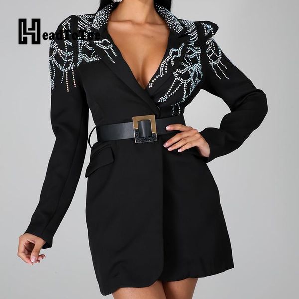 

solid pocket diamonds elegant blazer women long sleeve notched slim straight woman, White;black