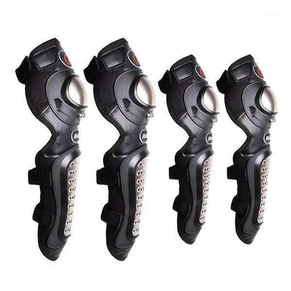 

riding tribe stainless steel protection pads motorcycle leather breathable kneepad elbow pads racing protective men protector1