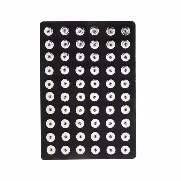 

new snap jewelry many colors leather snap display for 18mm and 12mm metal buttons soft display stand, Black