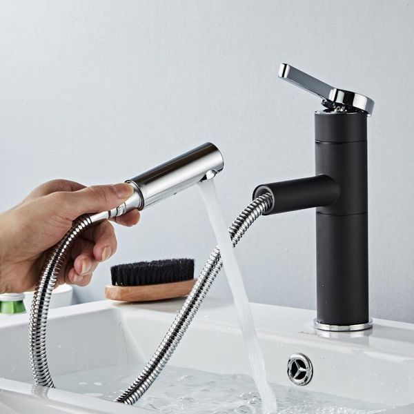 

all copper and cold mixer water faucet sitting basin pull out faucet basin bathroom washbasin stretching telescopic tap bbyotr xmhyard