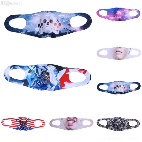 

fashion 7cuhd christmas printing santa masks breathable mask clau santa mouth party face cartoon cover yay anti-dust christmas washable fdgo