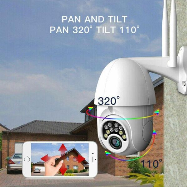 

camcorders 360-degree smart practical wireless wifi connection outdoor waterproof 1080p dome camera network cctv surveillance euo1