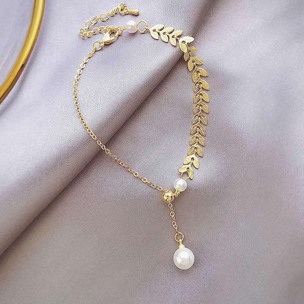 

Luxury mode natural cubic zirconia shell stone charm bracelet for exquisite woman gold chain girl jewelry present, Golden;silver