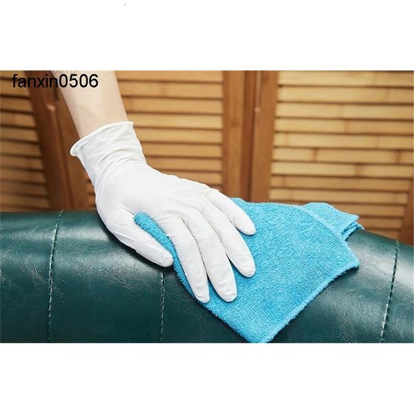 

100pcs elastic disposable pvc food white gloves grade catering baking latex rubber protective special 18le