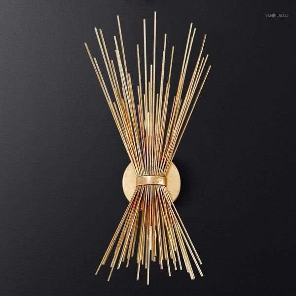 

wall lamp american retro distressed straw twig coffee shop clothing store simple european and lamp1