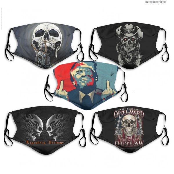 

men 2020 women dust fashion and boy new skull pirate personality printing pm2.5 washable uv protection 5 level mask