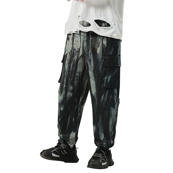 

2021 new ankle-length black sweatpants streetwear spring autumn hip hop pants men's casual korean oversize joggers trouers 9jkz