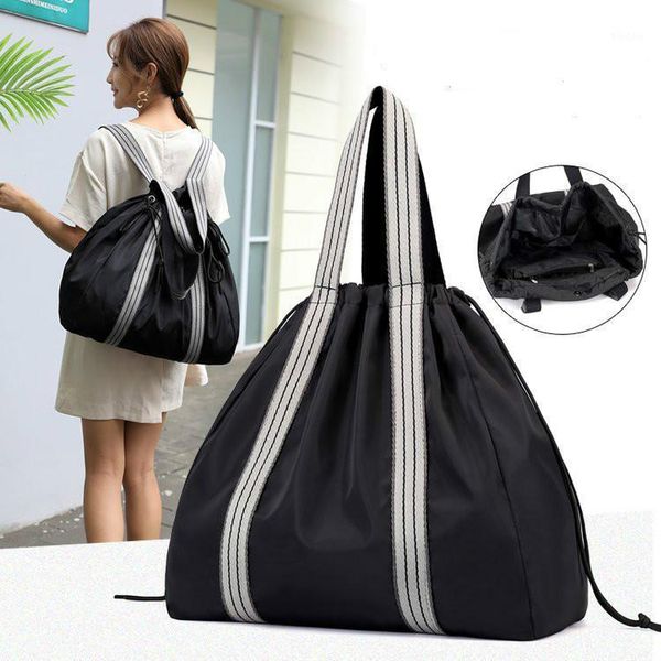 

nylon yoga mat bags gym fitness bag backpack sac de sport sports shoulder drawstring gymtas handbag for women rucksack1