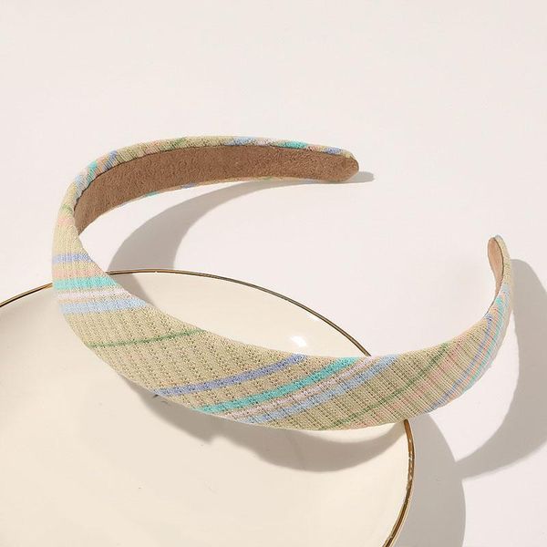 

fashion women wide headband rainbow striped knitted headband head hoop ladies make up wash face hairband turban hair accessories q bbyazc