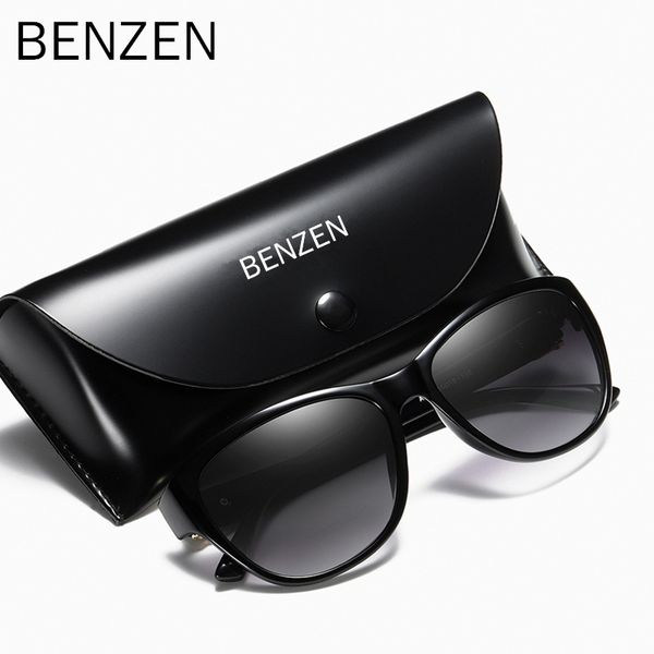 

benzen polarized sunglasses women brand designer retro female sun glasses for driving shades gafas uv 400 black 6131