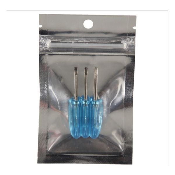 

50pcs aluminum storage bag zip lock resealable packaging pouch clear electronic accessories package bags f bbyuog