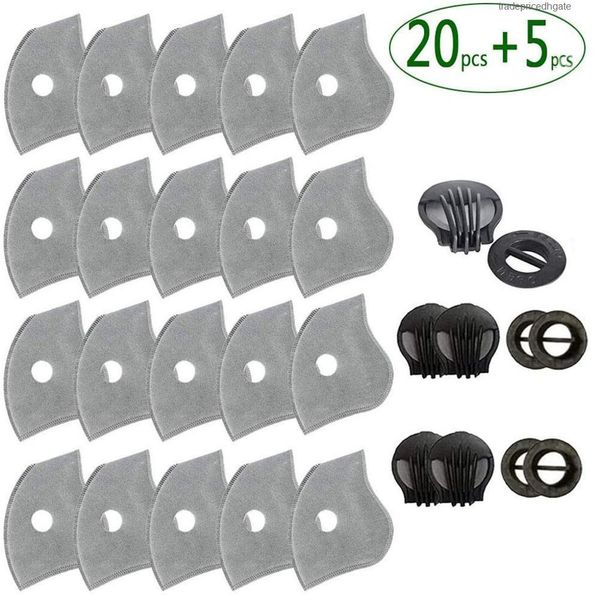 

fashion 10pcs activated cotton pm2.5 outdoor scarf filter face maskswashable and reusable maske dropshipping t200609 10