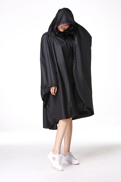 

freesmily женский стильный дождь пончо с капюшоном pure color beige черный зеленый свободный размер свободных животных женские wmtcty