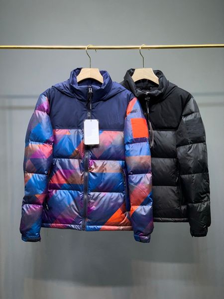 

men winter down coat hooded puffer jacket men down coat winter coat sportwear outfit hooded outfit running jacket nnorthhh ffaceee models-5, Black