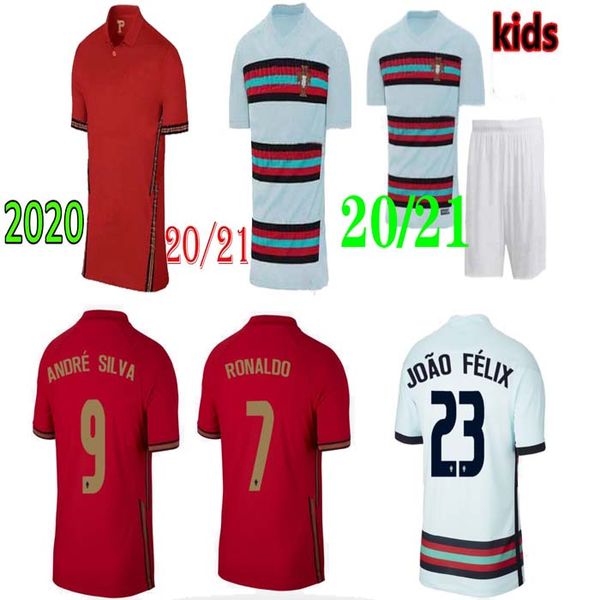 

высочайшее качество 2020 2021 роналду мужчины детский комплект maillot de foot joao felix j.félix bernardo b.fernandes pepe футбол футбол, Black;yellow