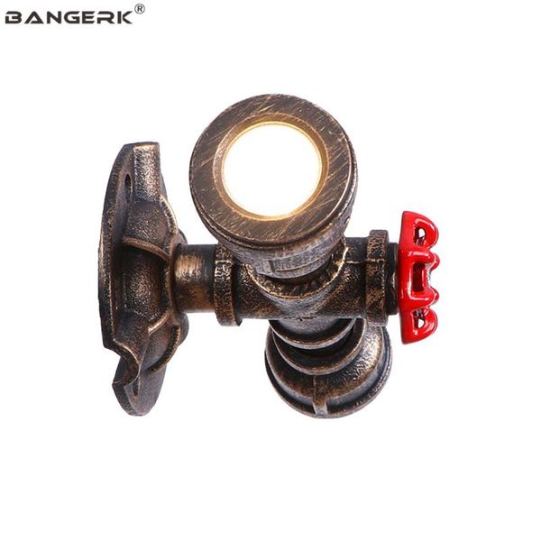 

wall lamp vintage valve decor water pipe loft industrial led light sconces bedside home lighting wandlamp rust fixtures