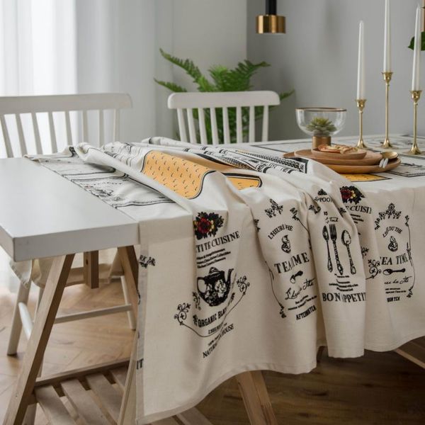 

table cloth cotton tablecloth mantel mesa rectangular cover obrus wedding coffee mahjong kitchen
