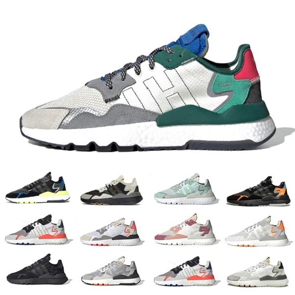 

collegiate green core black reflective xeno nite jogger night run mens running shoes sns ice mint rose gold women girl sports sneakers