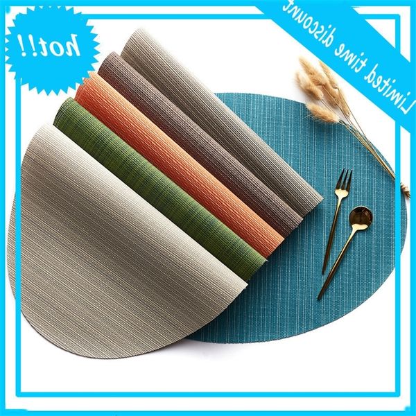 

oval pvc teslin slip anti scald insulation l dining decorative table mat
