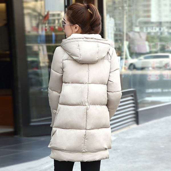 

2021 new winter jacket red wine m-5xl plus size new fashion down cotton coats heavy heat cargo women's clothes sf063 nc48, Black