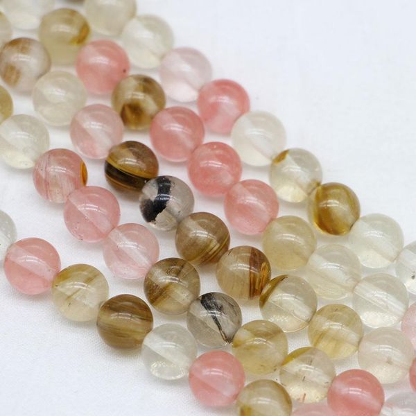 

1strand lot 4 6 8 10 12 mm polish watermelon red crystal stone round beads loose spacer bead for jewelry making diy h bbyzmx