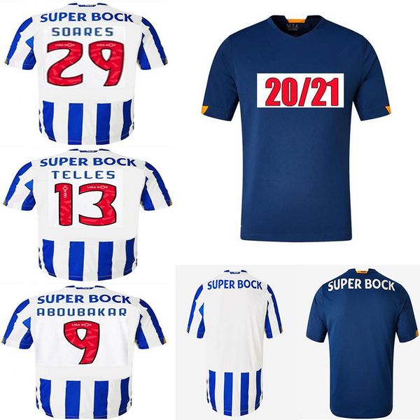 

20 21 porto football shirt camisetas football club olivera 2020 2021 marega nakajima marcano men's football shirt, Black;yellow