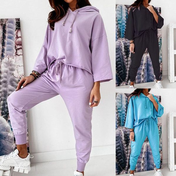 

girly style sports suit 2-piece sets autumn half-sleeved short casual clothing oversized warm sportsuits home outfits women, Gray