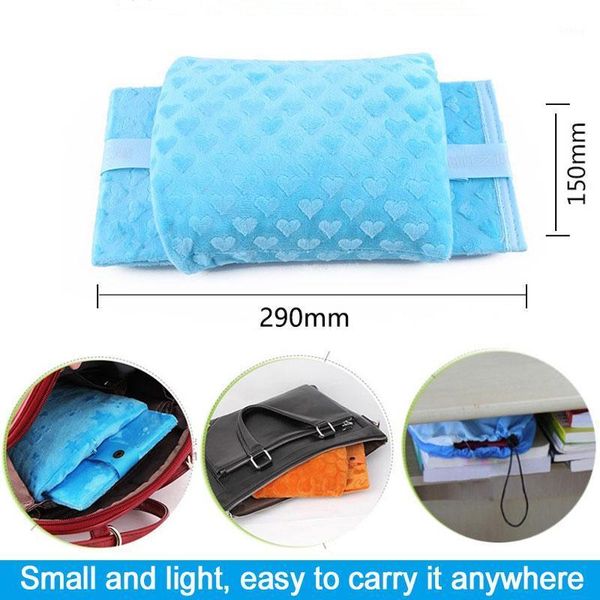 

nap pillows d shape healthy storage bag foldable travel pillow protects cervical spine neck easy to carry safety material1