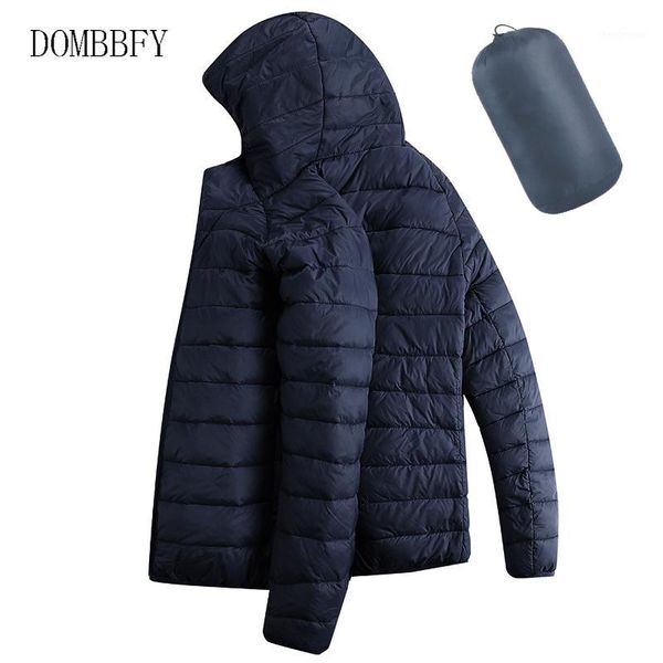 

men autumn winter ultralight down jackets lightweight overcoats casual parkas hooded coats male breathable waterproof jackets1, Black