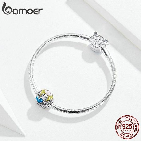 

bamoer pisces baby charm for women enamel zodiac metal beads 925 sterling silver charms compatible original bracelet bsc088 h wmtcbr
