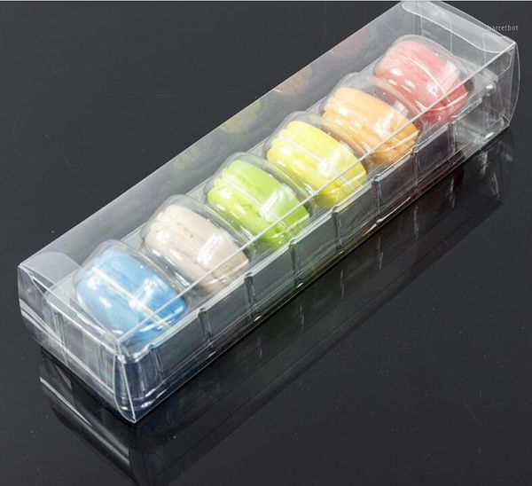 

20set 6-grain macaron box drawer transparent inner plastic box gift macaron