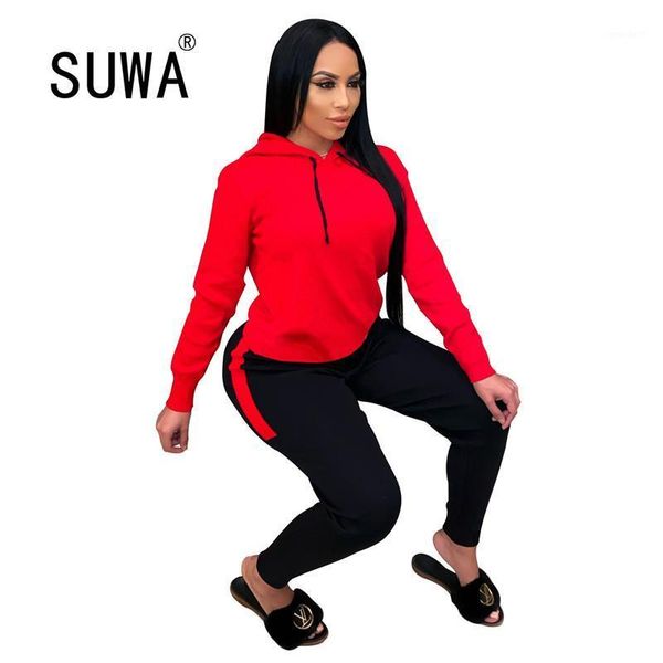 

women's tracksuits classic women 2 piece matching sets wholesale fashion long sleeve pullover sweatshirt and jogger leggings casual hom, Gray