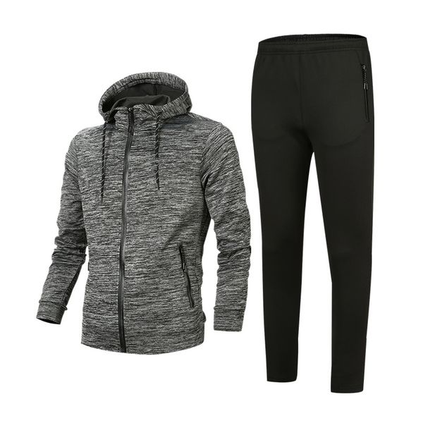 

spring and autumn leisure large size sportswear, Gray