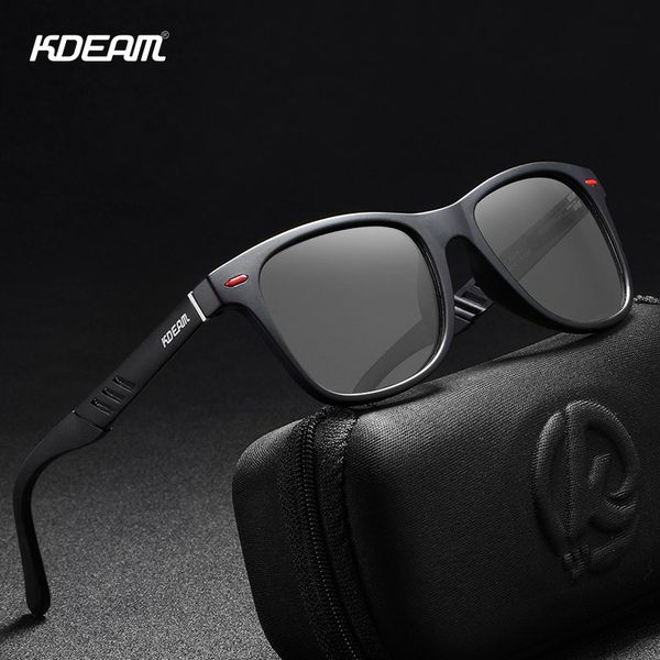 

kdeam pchromic and polarized sunglasses men navigational aluminum magnesium frame men's glasses uv400 night vision goggles