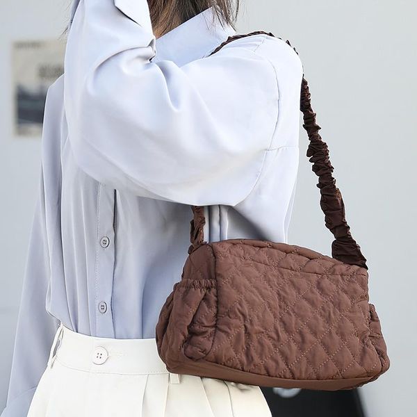 

new armpit bags fashion embroidery handbags canvas lace one shoulder women's bag