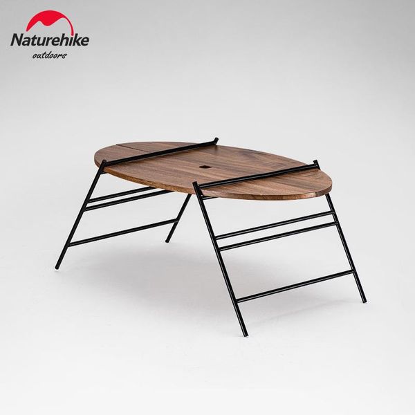 

naturehike new camping table outdoor foldable oval table portable camping picnic self-driving car fishing