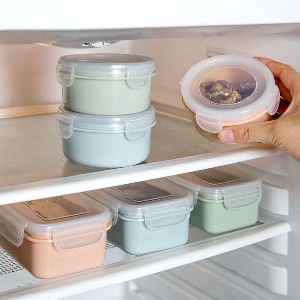 

plastic sealed crisper grains tank storage box kitchen moistureproof sorting storage organization1