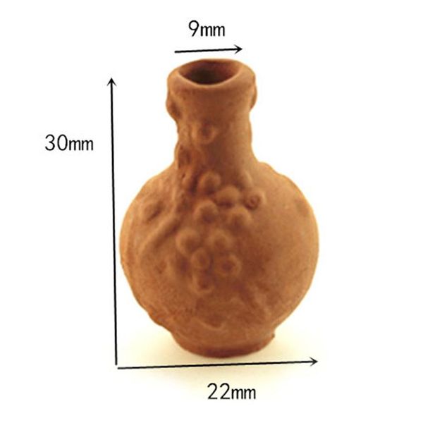 

1pcsmini ceramic pottery vase doll miniatures 1:12 house accessories decorative miniature porcelain dollhouse furni wmteij