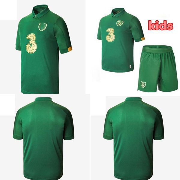 

20 21 irish football jersey kean mclean brady coleman clark hendrick irish national team 2020 2021 + children set football jersey, Black;yellow